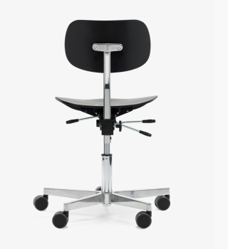 Preview: W+S Bürostuhl S 197 R20 poliert/verchromt